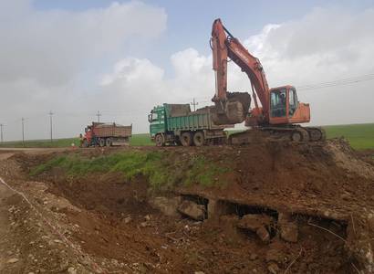 Emergency maintenance of the Culvert, bridg and the filling the excavated places , in the road of Talkif AlQush