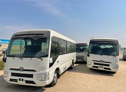 Supply of (12) Coaster Buses Type TOYOTA (30) Seats Diesel 4.2L